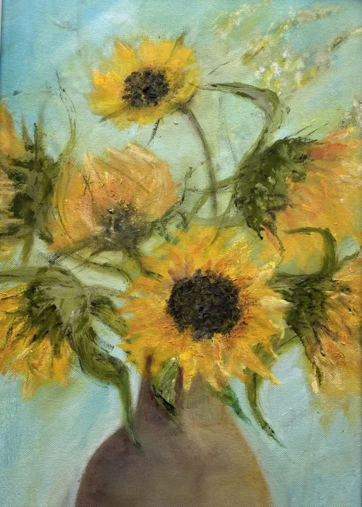 Sunflowers (oil - Giclée prints available)
