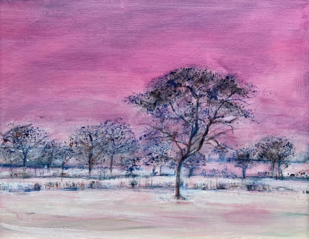 Winter Trees (Acrylic)